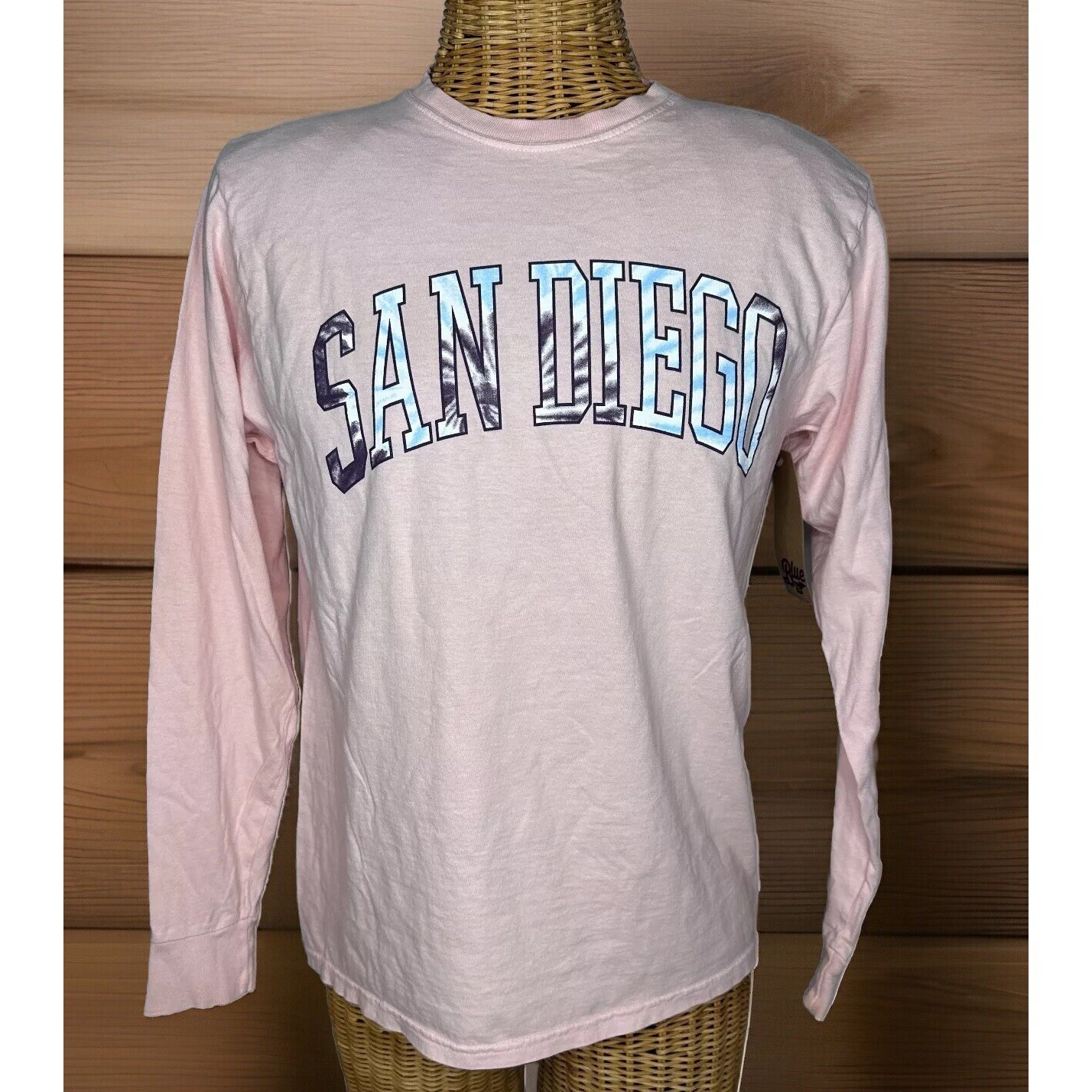 San Diego Toreros  Brand Blue 84  Womens Long Sleeve Shirt Size Small